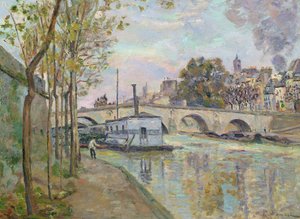 パリのセーヌ川 作： Jean Baptiste Armand Guillaumin